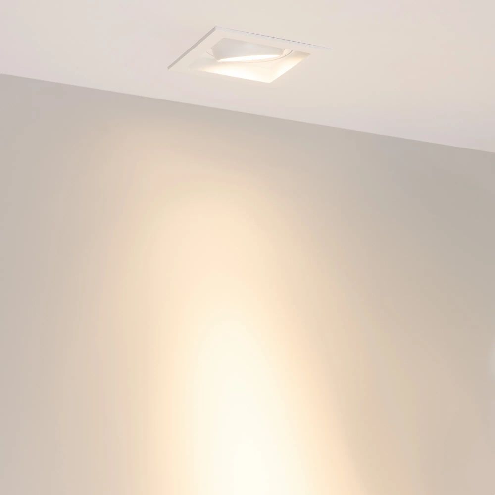 Светильник MS-VORTEX-BUILT-S117x117-20W Warm3000 (WH-WH, 20 deg, 230V) (Arlight, IP20 Металл, 5 лет) 057916