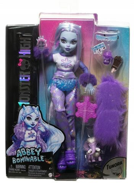Кукла Mattel Monster High Abbey Bominable 29 см Абби Боминабль - Монстр Хай HNF64