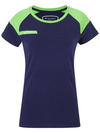 Женская теннисная футболка Tecnifibre Lady F1 Stretch - navy