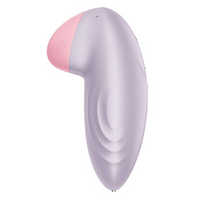 Сиреневый клиторальный стимулятор 8,5см Satisfyer Tropical Tip