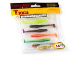 Мягкая съедобная приманка LJ Pro Series Tioga 2.9 in (74 мм), цвет MIX1, 7 шт