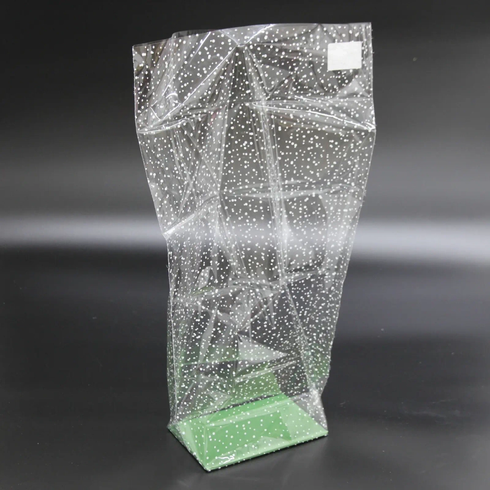 Пакет на жестком дне, рисунок «мошка» (дно 17*11; выс.54,5см)