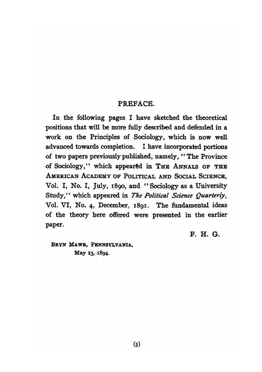 The Theory of Sociology | G.F. Henry