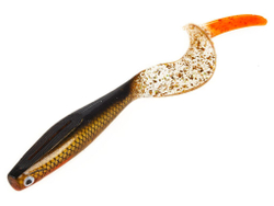 Виброхвост LJ 3D Series Kubira Fire Tail 9" (22,8 см), цвет PG42, 1 шт.