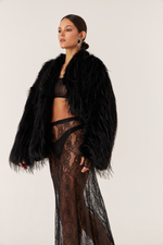 Комплект юбка/митенки из кружева