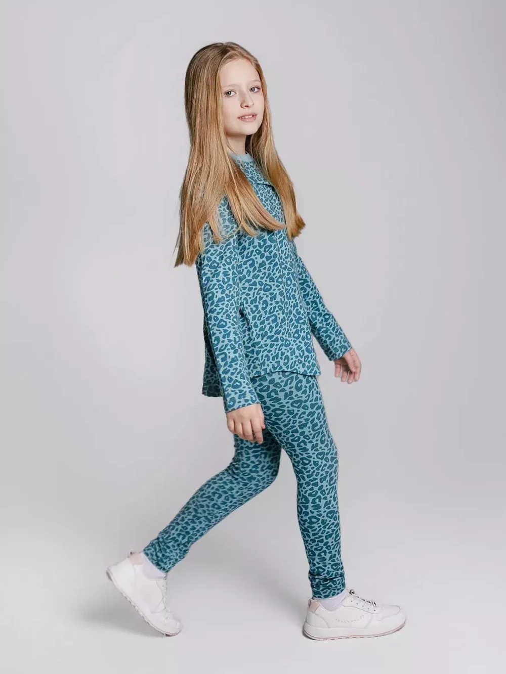 Домашний костюм для девочки с принтом