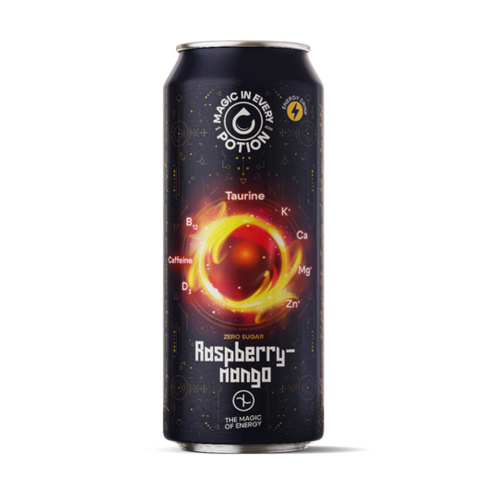 Напиток функциональный Малина-манго Potion, 450 мл