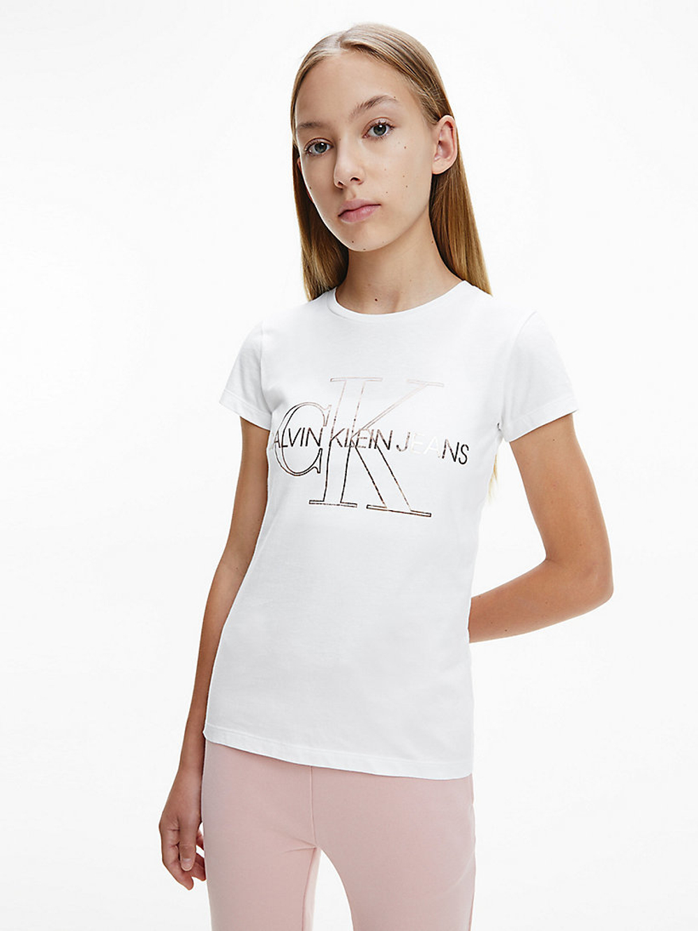 MONOGRAM OUTLINE SLIM T-SHIRT