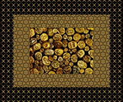 Скатерть "Золотые деньги"