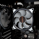 Кулер для CPU TESLA 1040RGB, 1х120мм, 600-1600rpm, 4-pin, Al+Cu, серебристый-черный-белый/RGB, 51.3CFM, 25.1дБ, 4-PIPE(прямой контакт), TDP 155Вт, INTEL 1700/1200/115x/775/1366, AMD AM5/AM4/AM3(+)/AM2(+)/FM2(+)/FM1/754/940/939 (TSL-1040PWM-RGB)