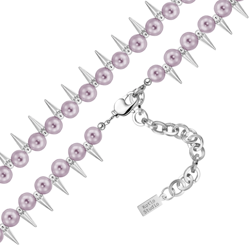 Колье Панки живы! (сиреневый)