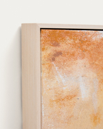 Абстрактная картина Selnar желтая 182 x 47 см