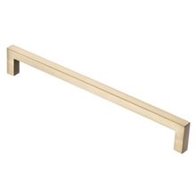 Ручка-скоба, 192 мм, матовое золото