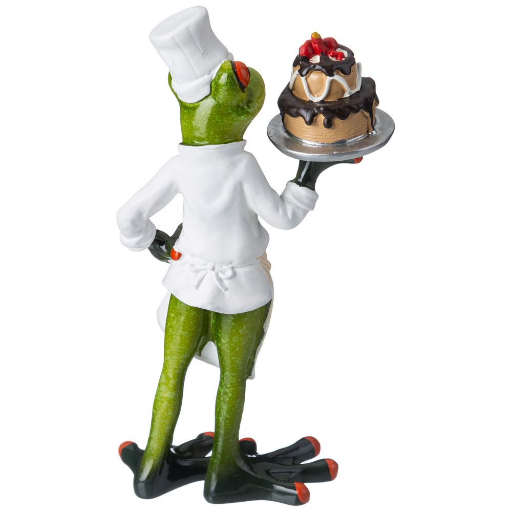 ФИГУРКА ДЕКОРАТИВНАЯ "ЛЯГУШКА" 10,75,8Х19 СМ