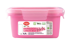 Ланч-бокс квадратный 800мл SNIPS Единорог розовый