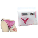 Розовые трусики с виброэлементом на дистанционном пульте (Размер: S-M-L) (Цвет: розовый)