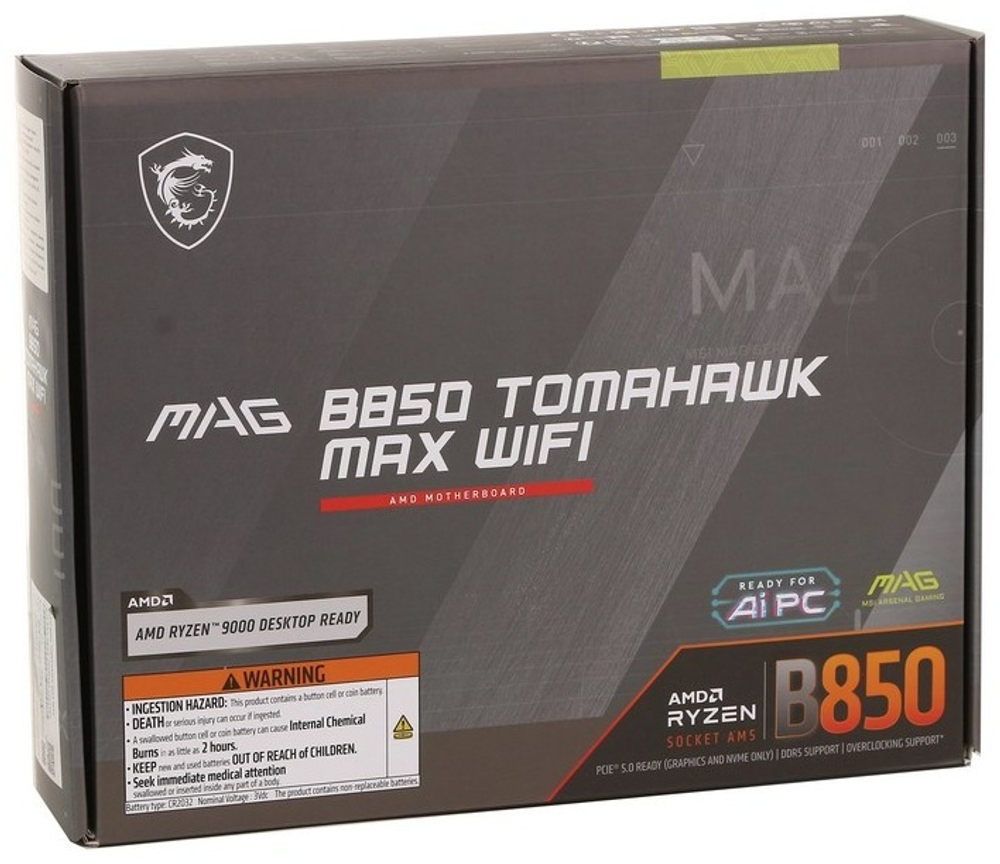 Материнская плата MSI MAG B850 Tomahawk Max WiFi