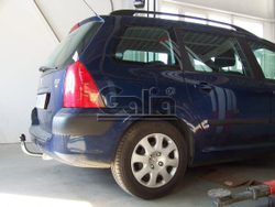 Фаркоп оцинкованный Galia P036A для Peugeot 307 универсал 2002-2008(паспорт и сертификат в комплекте)(без электрики)