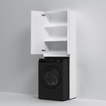 Шкаф над стиральной машиной с дверями, узкий, 65 см, белый AM.PM X-Joy M85CSX0652WG1