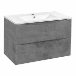 Тумба с раковиной Vincea Mia VMC-2MC800BT + VBS-13980 800 Beton