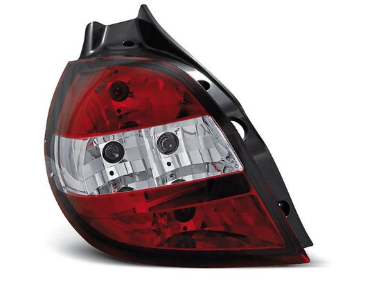 Задние фонари Renault Clio 3 red white