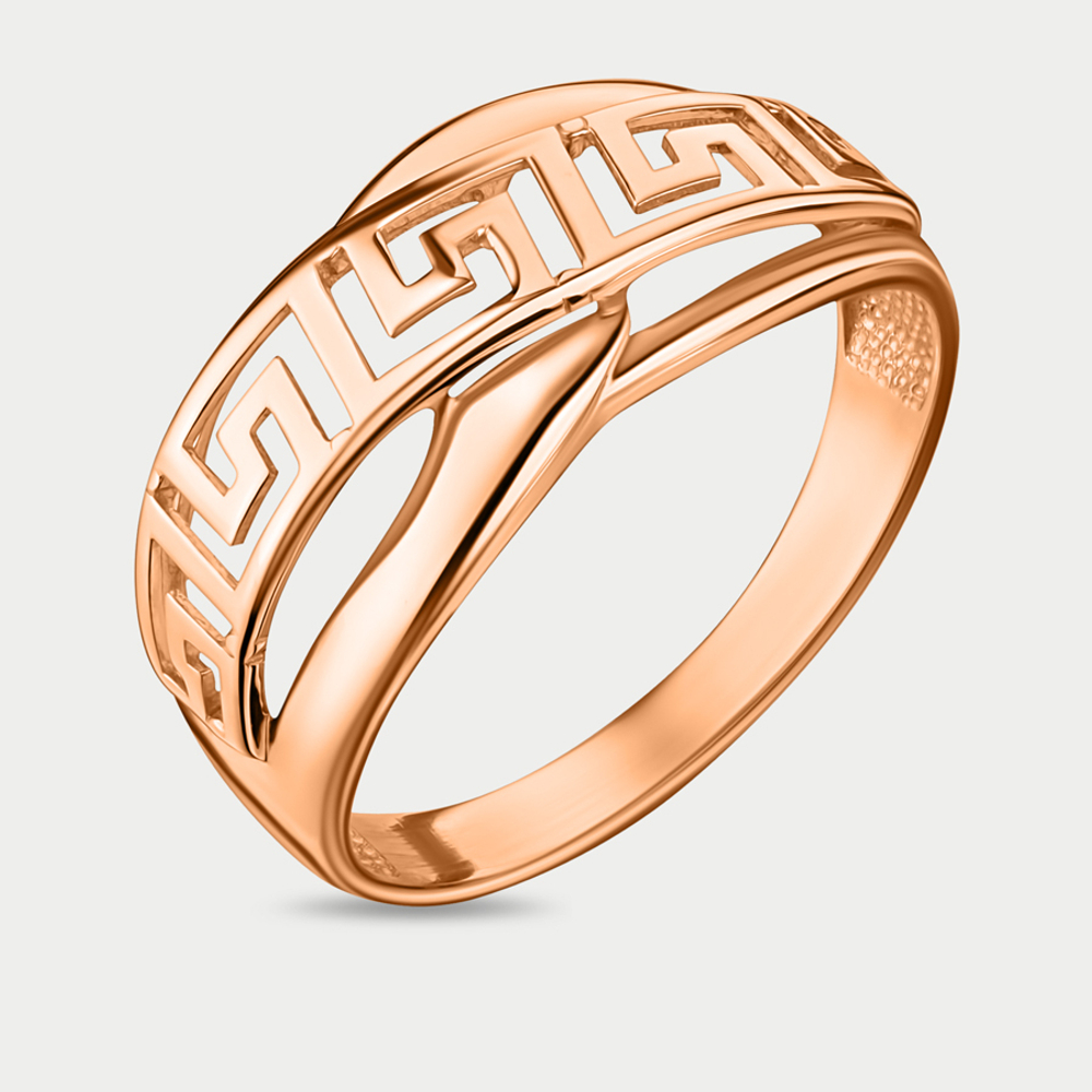 Кольцо женское из красного золота 585 пробы без вставок (арт. 01-10000-2157)
