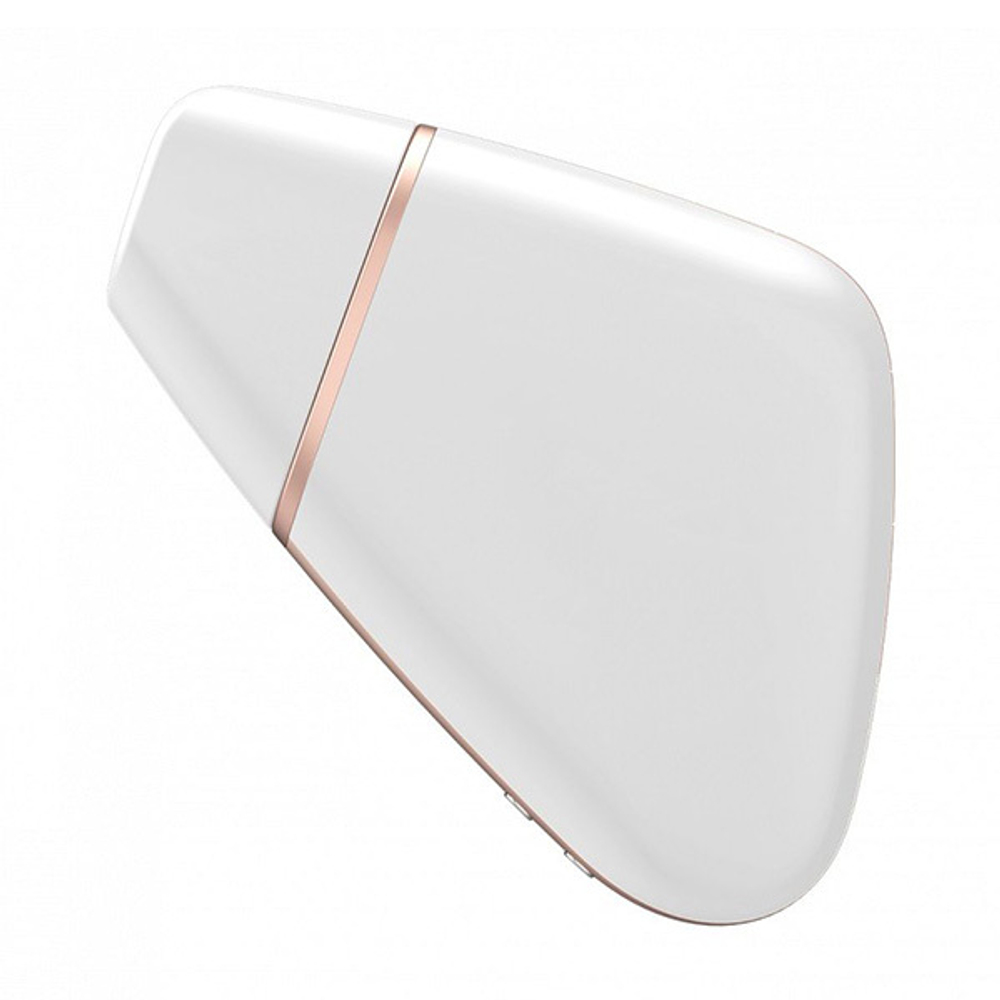 Белый вакуум-волновой вибростимулятор 9см Satisfyer Love Triangle