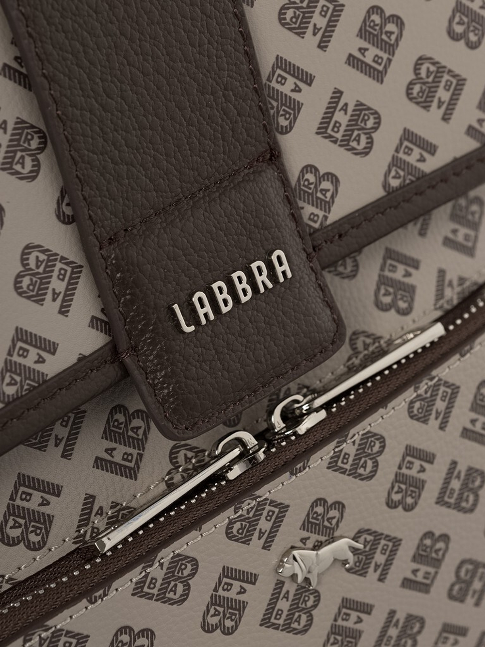 Рюкзак Labbra L-HF4101, серо-бежевый