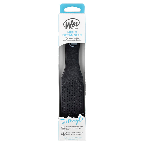 Wet Brush, Детанглер для мужчин, черный, 1 шт.