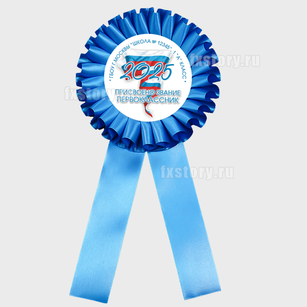 Розетка наградная "Первоклассник" (P05-6). Именная.
