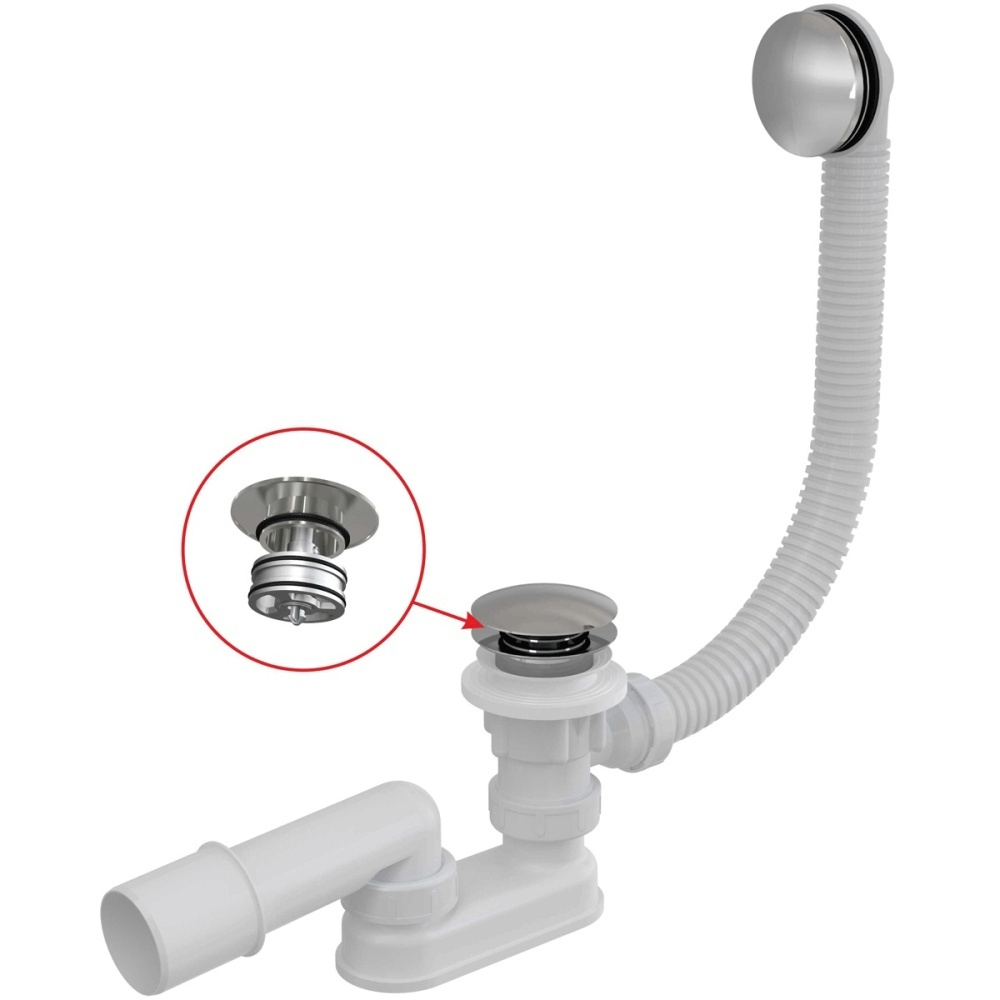 А504CКM Обвязка для ванны (авт.) с сём. донн. AlcaPLAST (20/1шт)