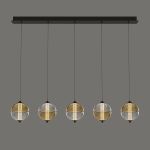 Подвесной светильник MD24022079-5B black/amber