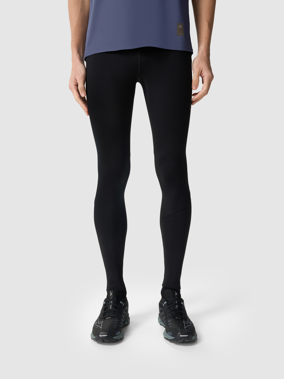 Лосины мужские Трейл 3.0 чёрные