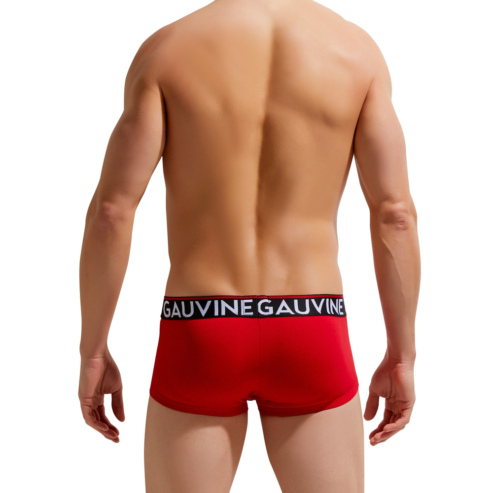 Мужские трусы хипсы красные GAUVINE 3005