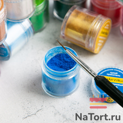 Краситель сухой перламутровый Bakerika «Синий блеск» 4 гр
