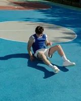 Синяя майка 