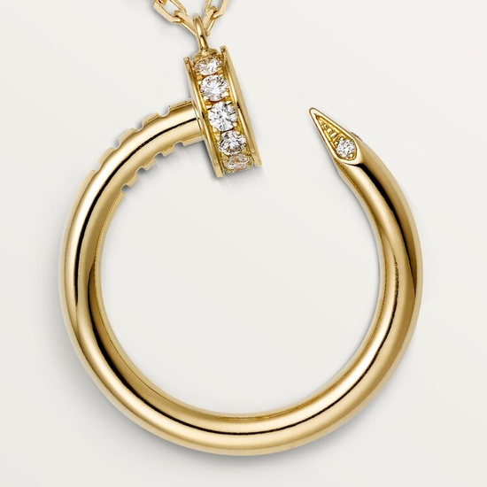 Cartier Juste un Clou pendant, diamonds in yellow gold