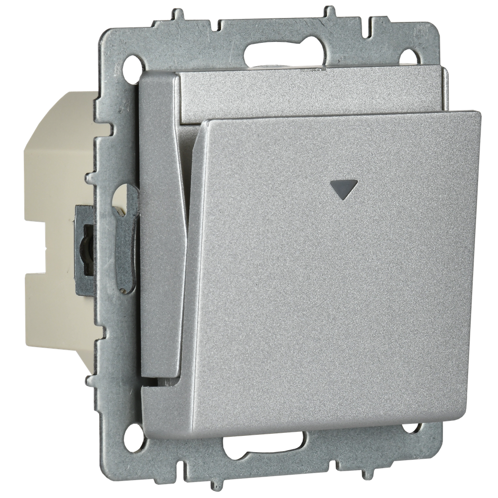 BRITE Выключатель карточный 30А ВС10-1-8-БрА алюминий IEK