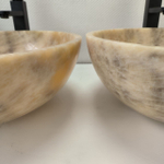 Раковина из оникса ПАРА! Bowl Grey TinLip BO-63020 45*45*17 42