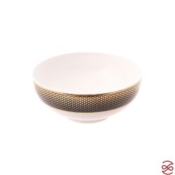 Набор салатников Falkenporzellan Deluxe Shape - Rio Black Gold 13 см (6 шт)