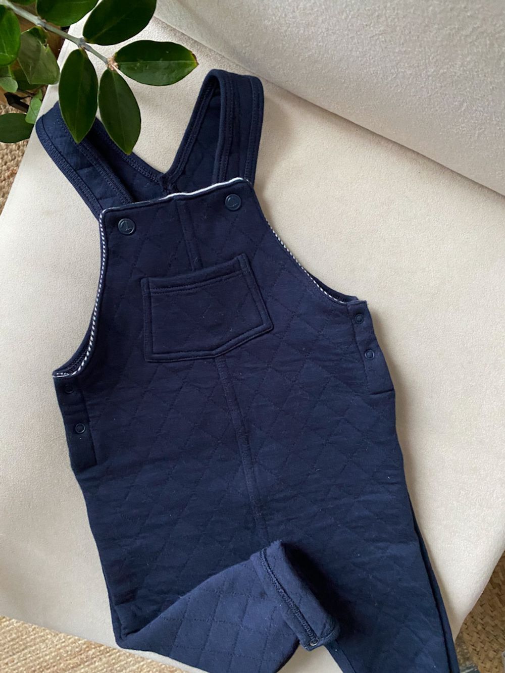 Хлопковый комбинезон Petit Bateau, 80