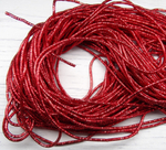 ТК012НН1 Трунцал (канитель), цвет: красный, размер: 1,5 мм, 5 гр.