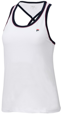 Топ теннисный Fila Top Jodie - white/navy comb