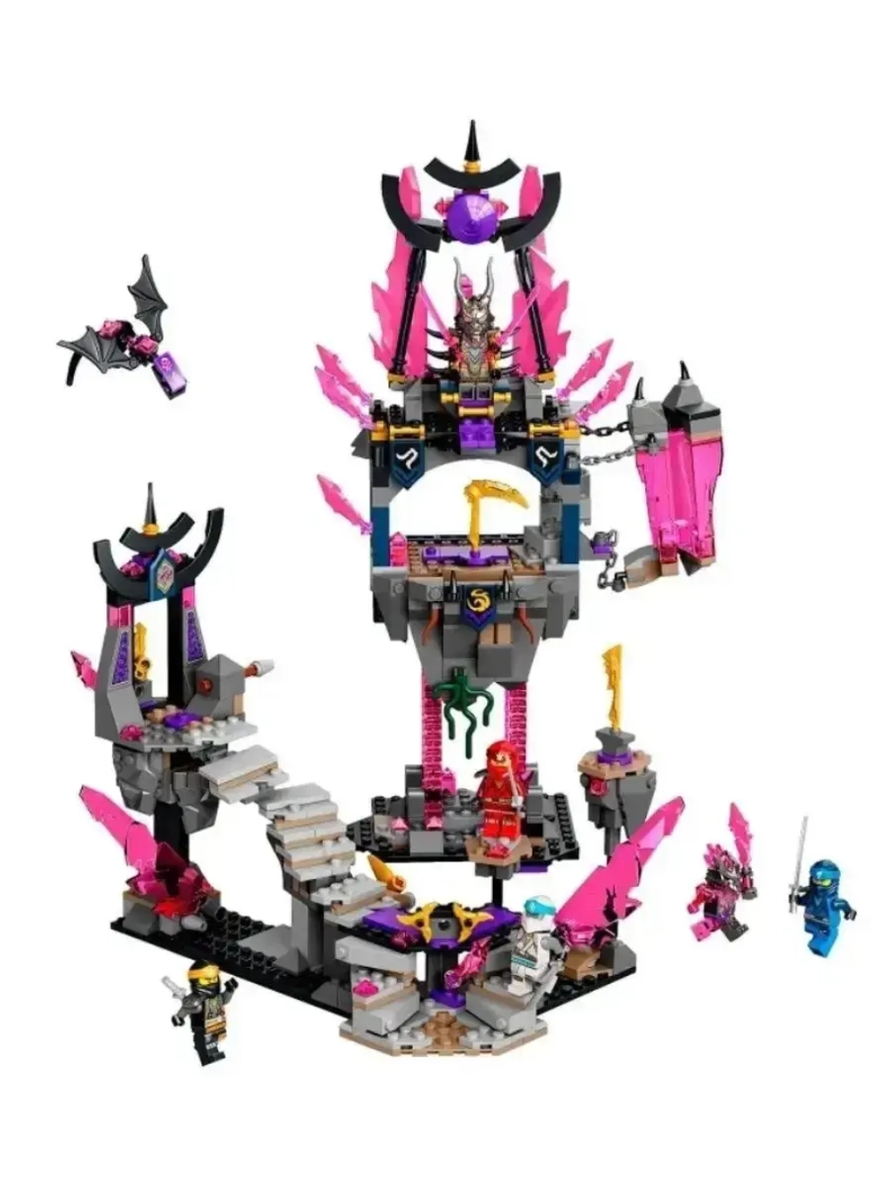 Конструктор Ниндзя Храм Кристального Короля 703 детали 7011