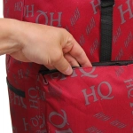 Тележка хозяйственная с сумкой (100*40*35см, колеса 21см,грузоподъемность до50 кг) HQ красная