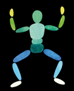 Магнитная мозаика В движении, 2 фигуры