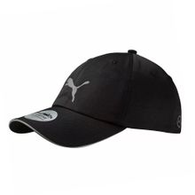 Бейсболка спорт. PUMA Running Cap III 05291101, 100% полиэстер, черный