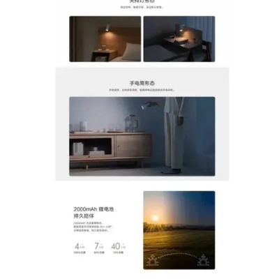 Светильник-трансформер Xiaomi Mijia Multifunctional Rechargeable Desk Lamp (MJTD05YL)