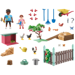 Playmobil - my Life Маленькая куриная ферма в саду Tiny House 71510