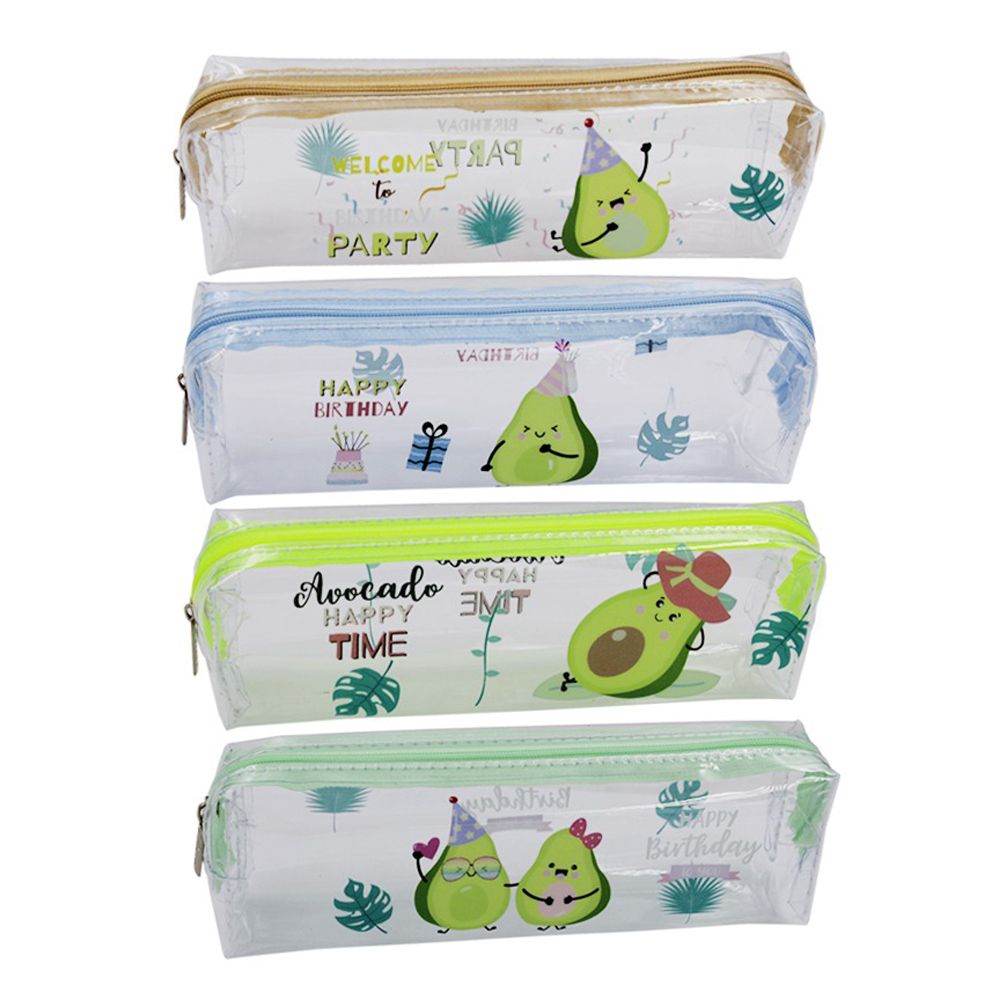 Пенал-косметичка Basir без наполнения, 19,5*6,0 см, серия &quot;Авокадо&quot;, ассорти